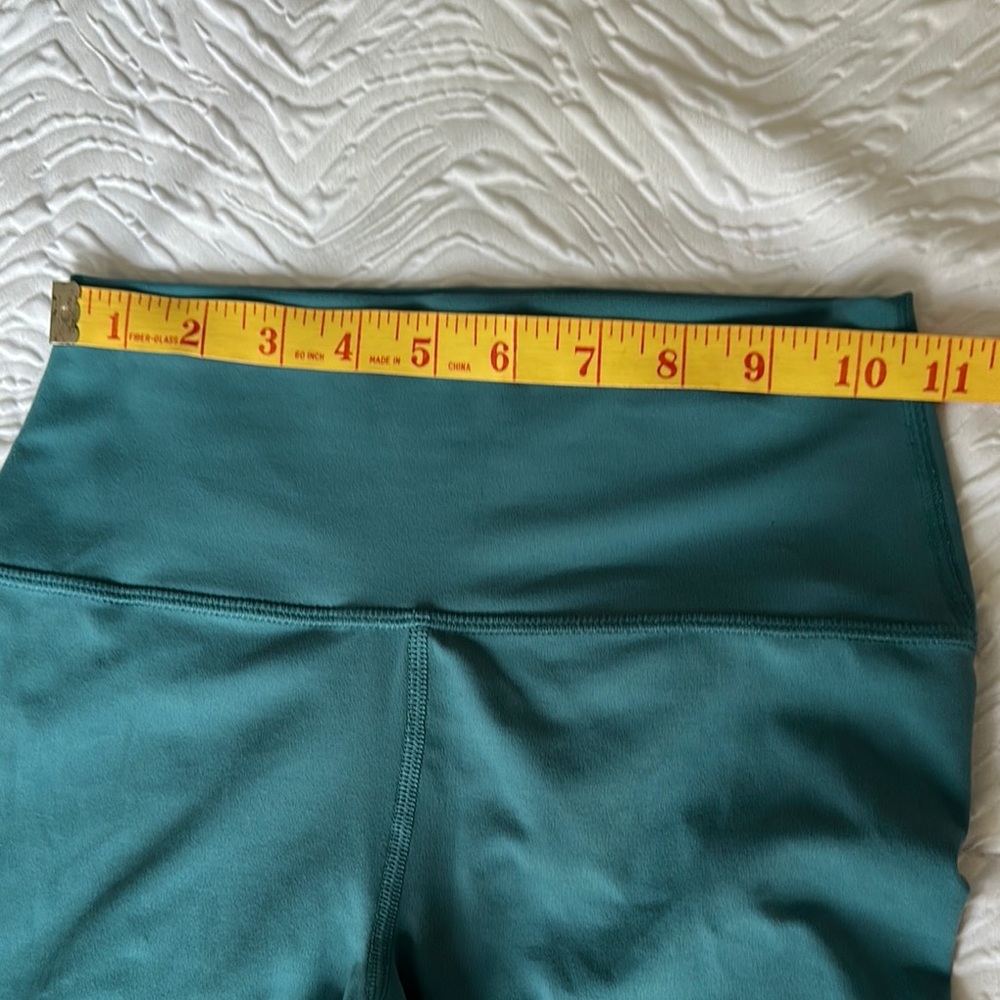 Athleta Green High Waist Athletic Shorts - Picture 10 of 10